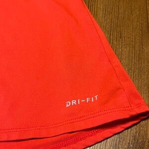 Nike Red Dress with Blue Logo